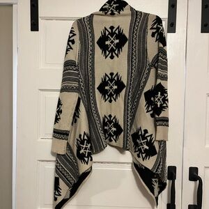 Debut Aztec tribal boho cardigan